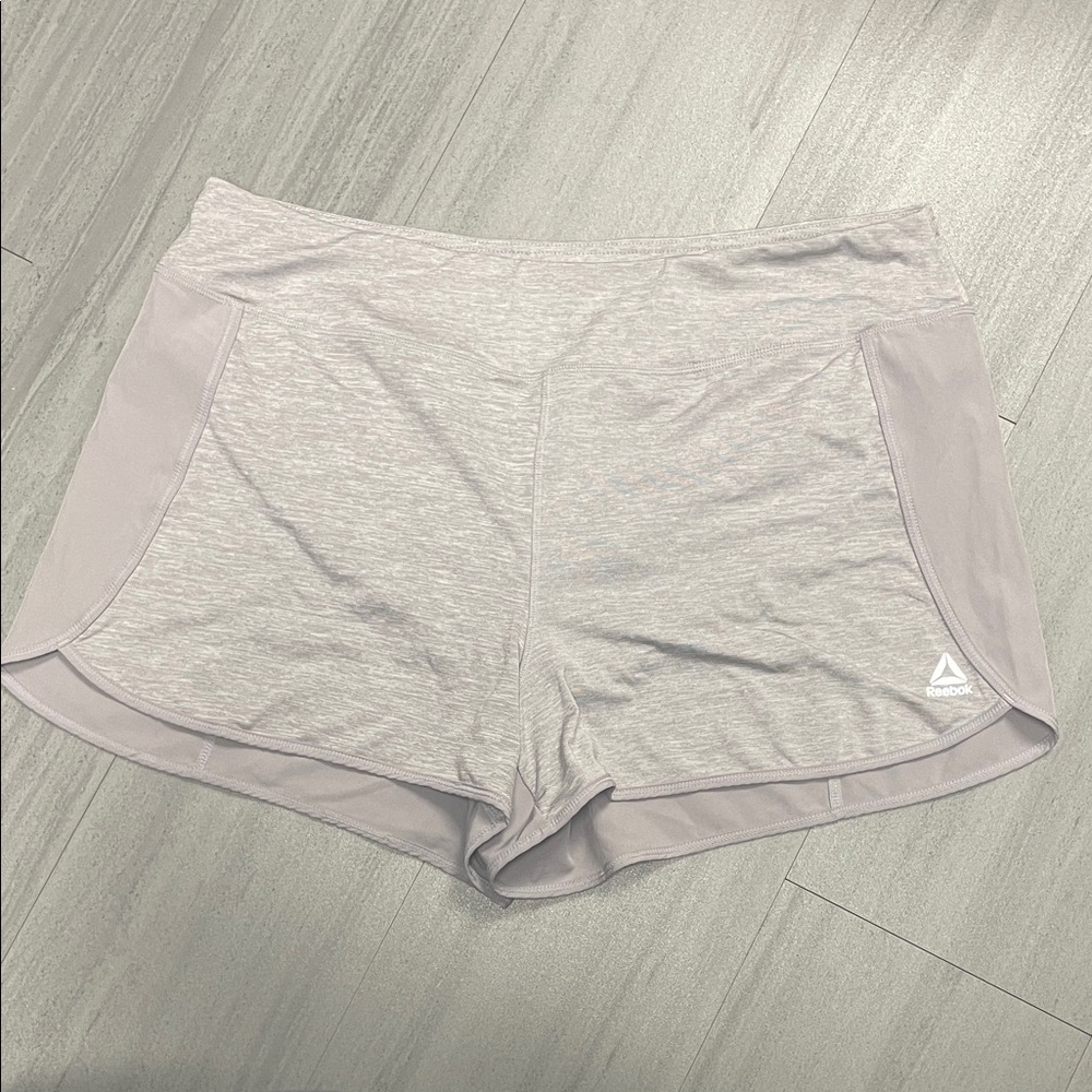 Reebok Women's Light Gray Athletic Shorts